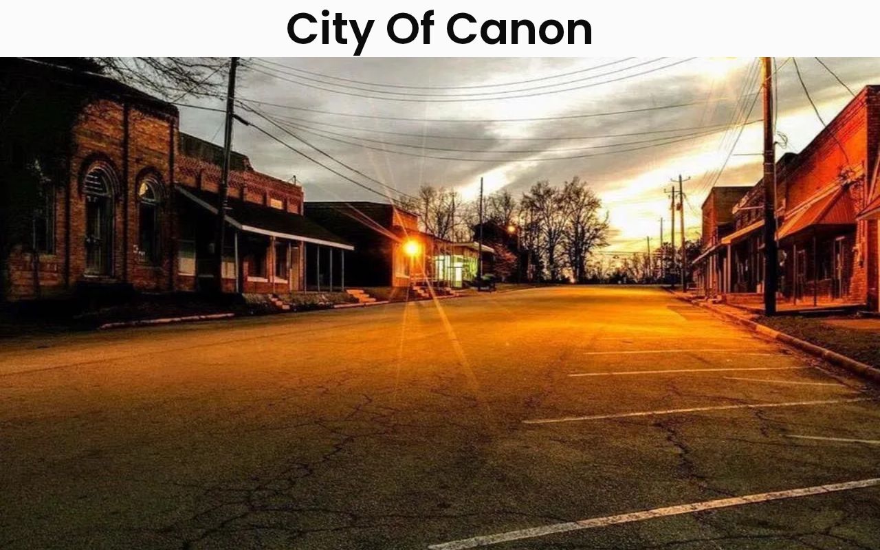 Official City of Canon homepage used to confirm municipal record contacts